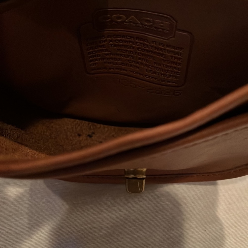 Vintage Coach Mini Bag Crossbody Leather NYC - Picture 8 of 10